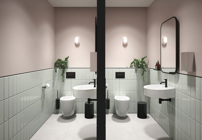 Bathroom facility - The Corner Building, Kitt Technology Limited, Farringdon