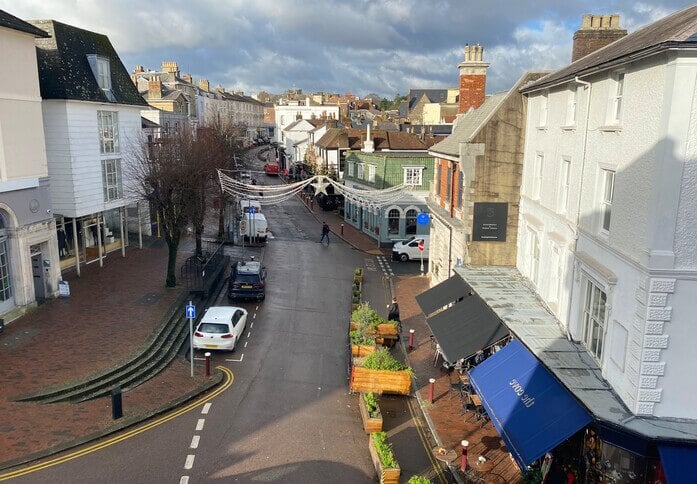 The view at Pantiles Chambers, United Business Centres (from 20/04/2015 UBC UK Ltd) in Tunbridge Wells, TN1 - South East