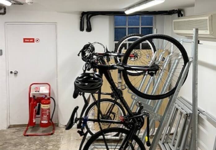 Area to store bikes - Queen Street, United Business Centres (from 20/04/2015 UBC UK Ltd), Bath, BA1 - South West