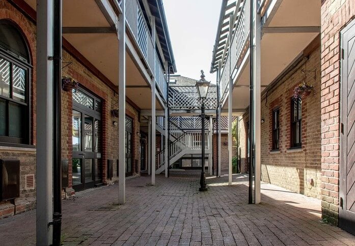 A courtyard in City Business Centre, Needspace Limited, Horsham