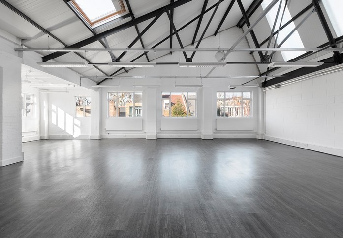 Unfurnished workspace at The Light Box, Workspace Group Plc, Chiswick