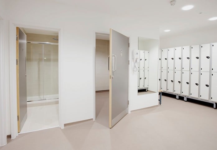 Changing room at Old Bailey, Prospect Business Centres in St Paul's