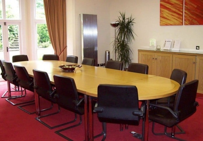 The meeting room at The Old Vicarage, DBS Centres in Castle Donington