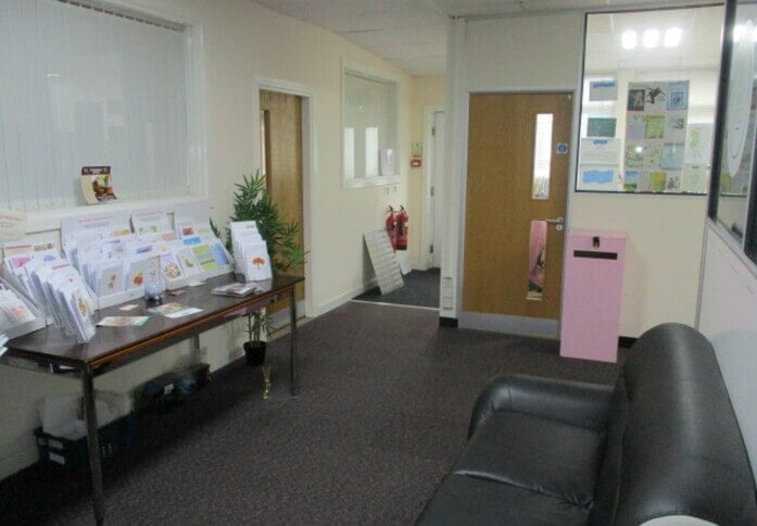 Foyer area in Certacs House, Parkshaw Limited, Skelmersdale, WN8 - North West