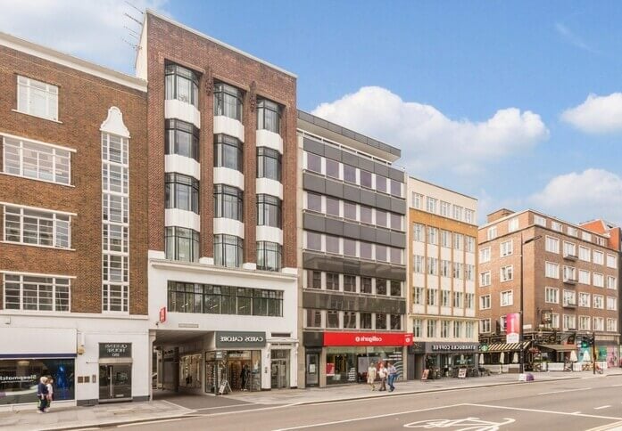 Tottenham Court Road W1 office space – Building external