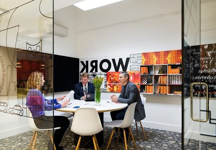 The meeting room at Hideaway Work, Take Office Ltd in Streatham
