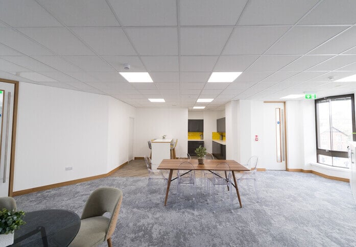 Breakout area at The Octagon, Commercial Estates Group Ltd in Colchester