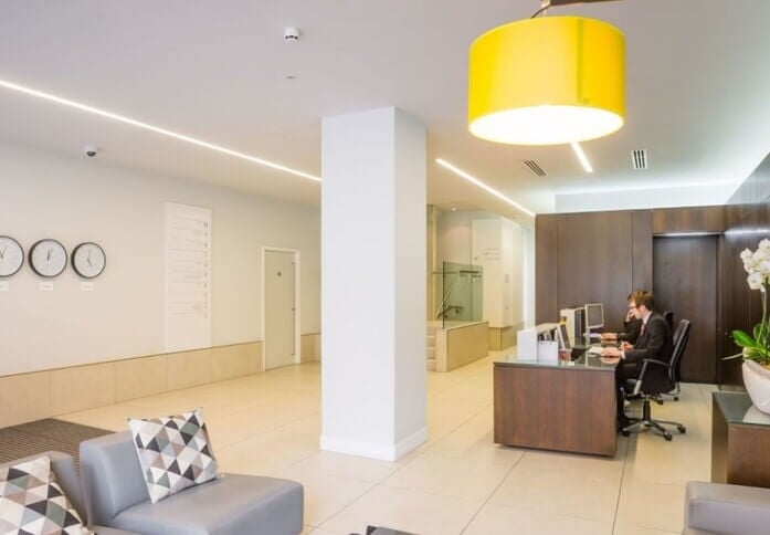 Reception area at York House, Bruntwood in Manchester, M1 - North West