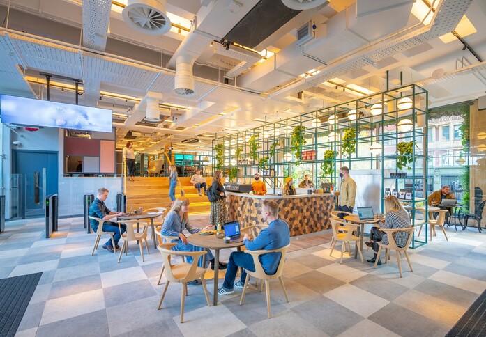 The cafÃ© at 111 Piccadilly, Bruntwood in Manchester