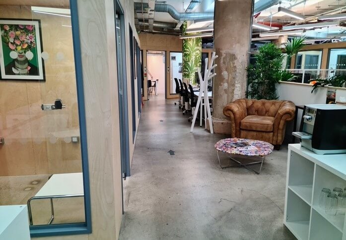 Breakout area at Eagle House, The Brew in Old Street