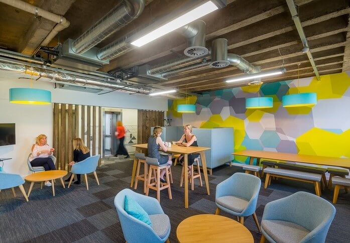 Breakout space for clients - Centurion House, Bruntwood in Manchester