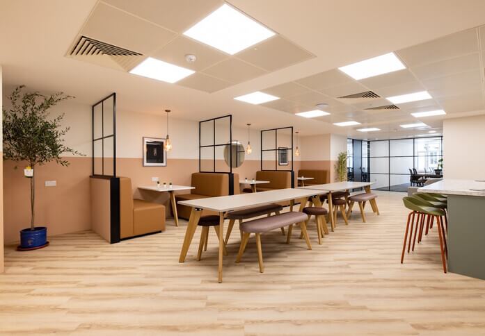 Breakout area at Slingsby Place, Argyle Works Limited in Covent Garden, WC2 - London