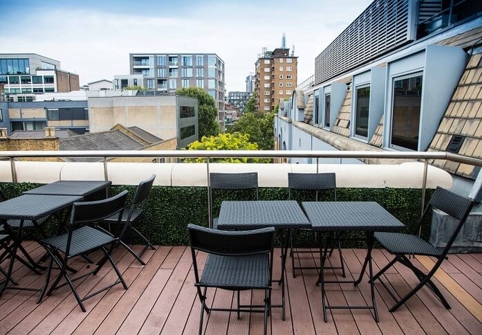 Boundary Row SE1 office space – Outdoor area