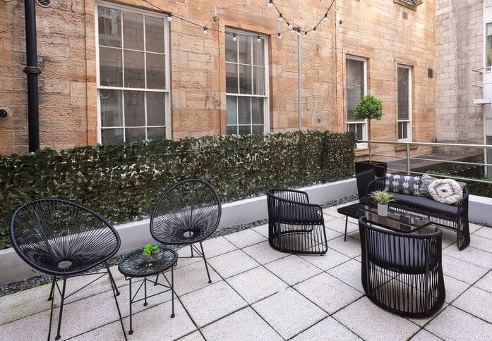 St Vincent Street G1 office space – Roof terrace / garden