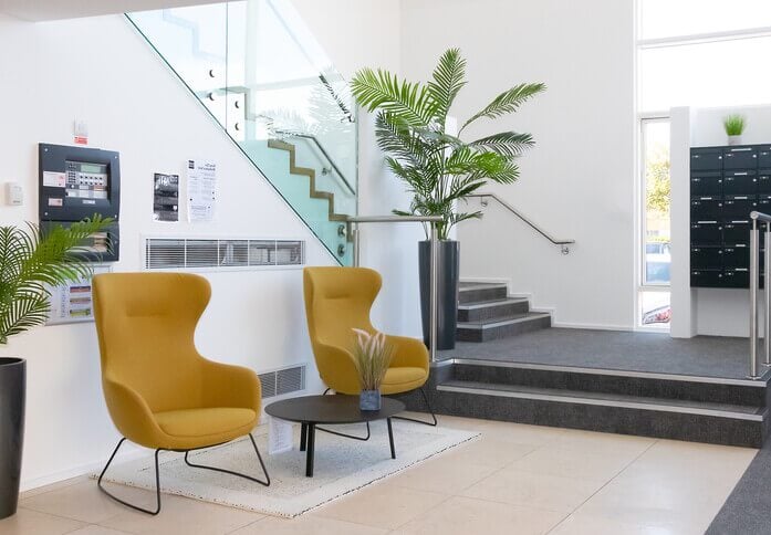 The foyer at Kestrel Court, Pure Offices (Bristol, BS1 - South West)