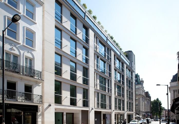 Dover Street SW1 office space – Building external