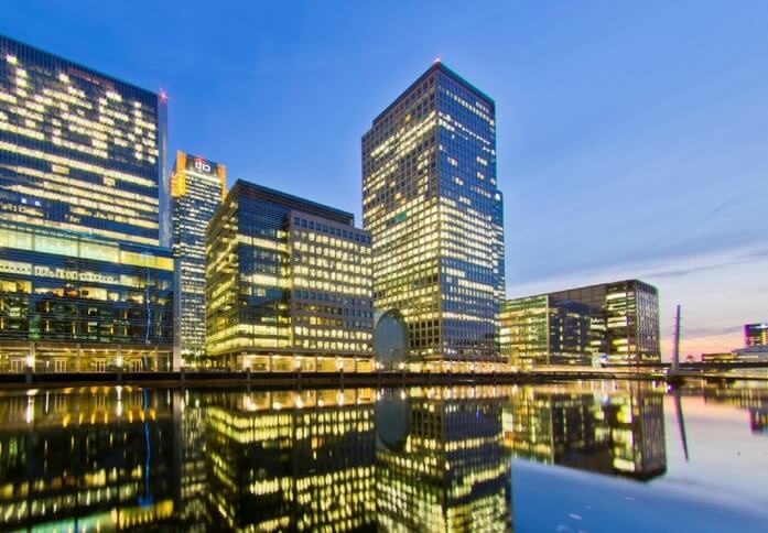The building at Bank Street, Landmark Space, Canary Wharf
