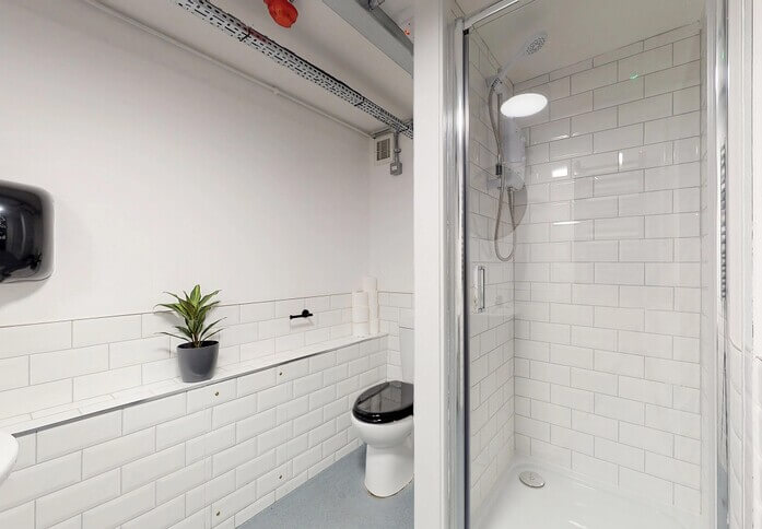 Bathroom facility in 308 Ability, Forever Beta Ltd (Haggerston)