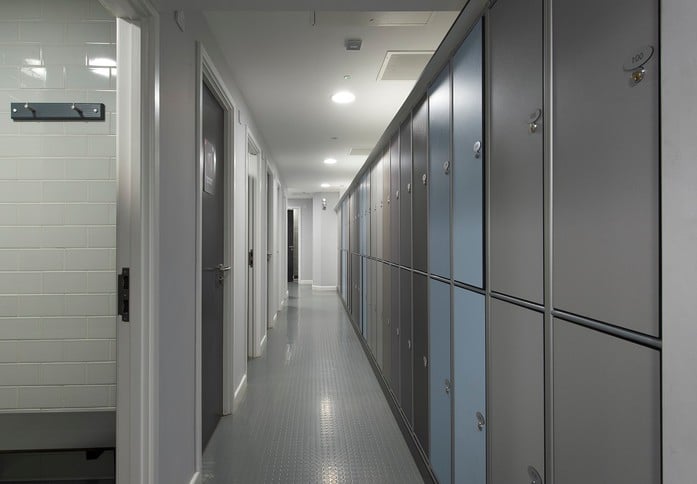 Lockers at Spectrum Building, Impact Working Limited in Bristol