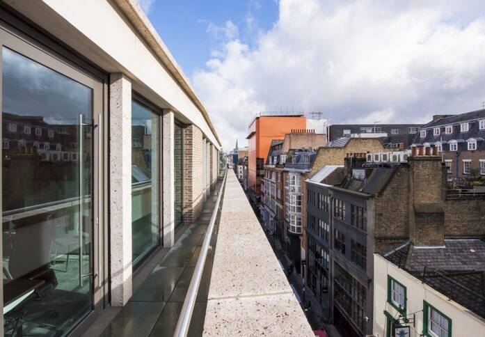 Broadwick Street W1 office space – Balcony / terrace