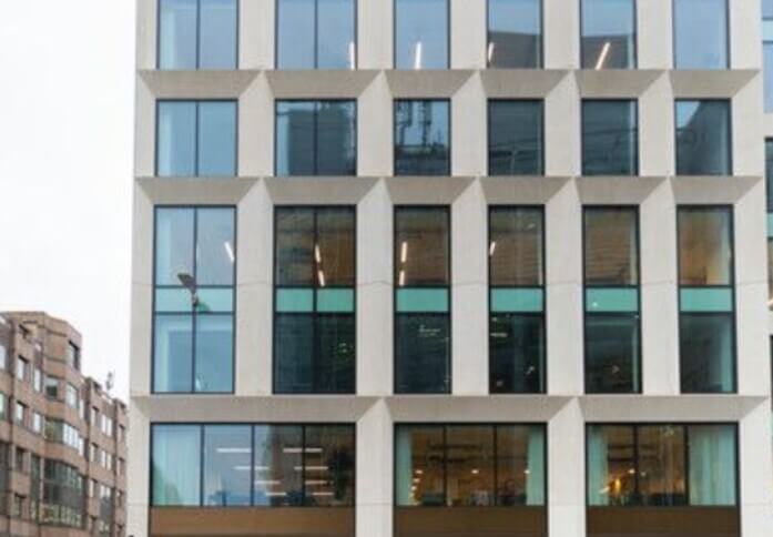 The building at 120 Moorgate, WeWork, Moorgate, EC2 - London