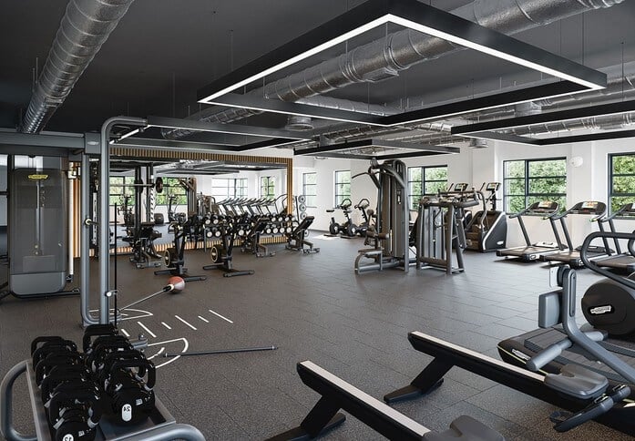 Gymnasium at Neo House, Neospace in Aberdeen