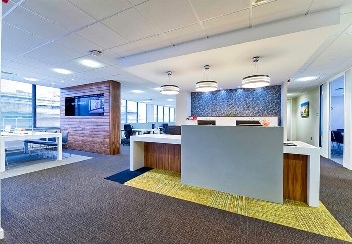 Reception at The Balance, Regus in Sheffield