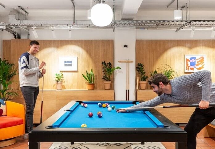 Breakout space for clients - Manor House, WeWork in Soho