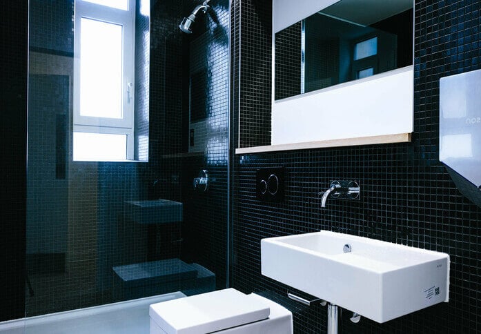 Bathroom facility in 168-172 Old Street, Business Cube Management Solutions Ltd (Old Street)