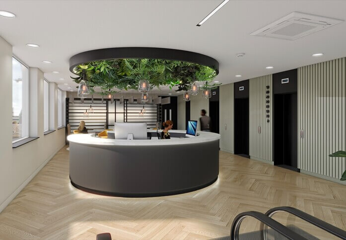 Reception area at King William Street, FigFlex Offices Ltd in Monument, EC4 - London
