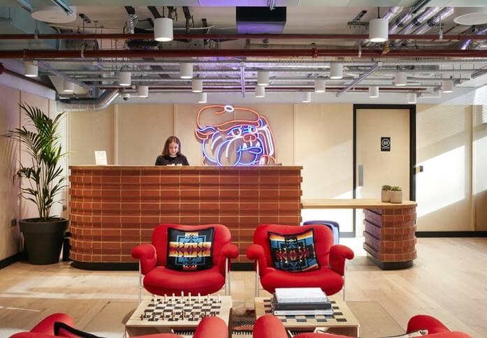 Reception - The Bower, WeWork in Old Street
