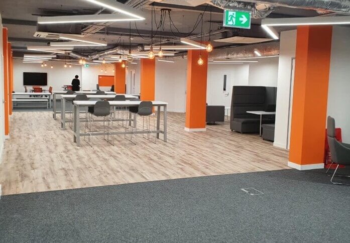 Fulham Road SW6 office space – Breakout area