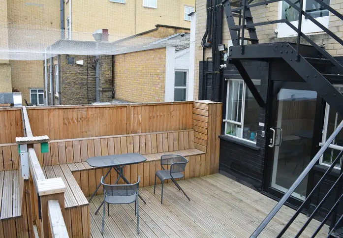 Roof terrace - 116 Baker Street, Workpad Group Ltd in Marylebone