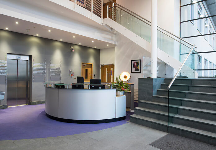 Lochside Place EH1 office space – Reception