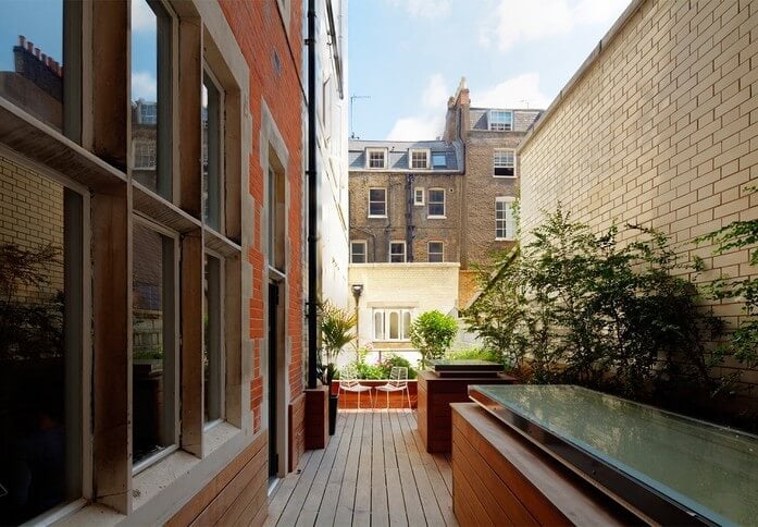 Outdoor space at Green Park House, The Office Group Ltd. in Mayfair