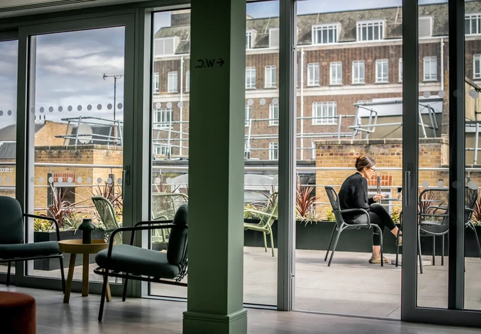 Roof terrace at The Fulwood, X & Why Ltd in Holborn, WC1 - London