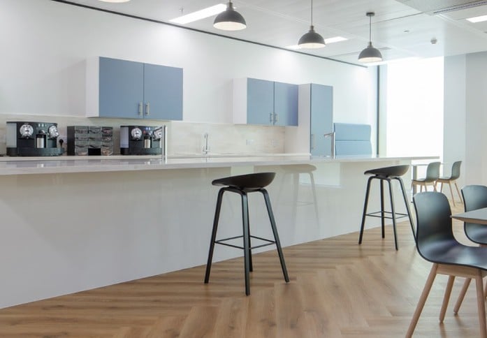 Wood Street EC1 office space – Kitchen