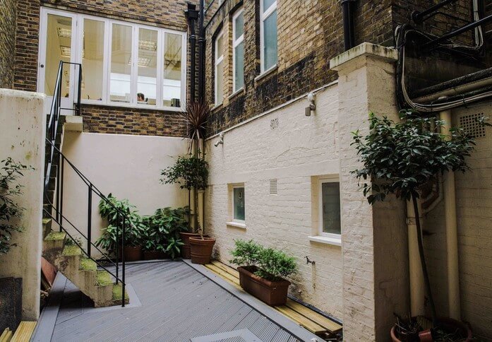 Southampton Place WC1 office space – Outdoor area