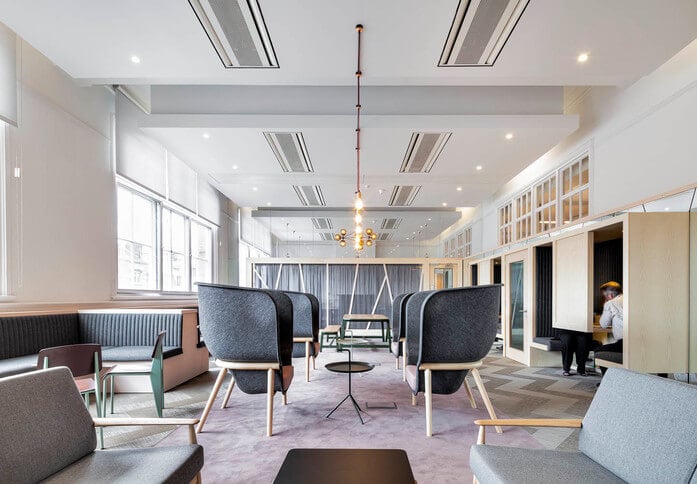 Breakout space for clients - East Side, The Office Group Ltd. in King's Cross