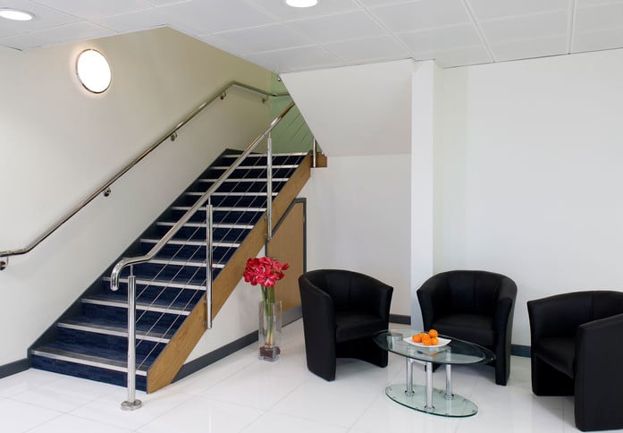A breakout area in Letchworth Business Centre, Devonshire Business Centres (UK) Ltd, Letchworth