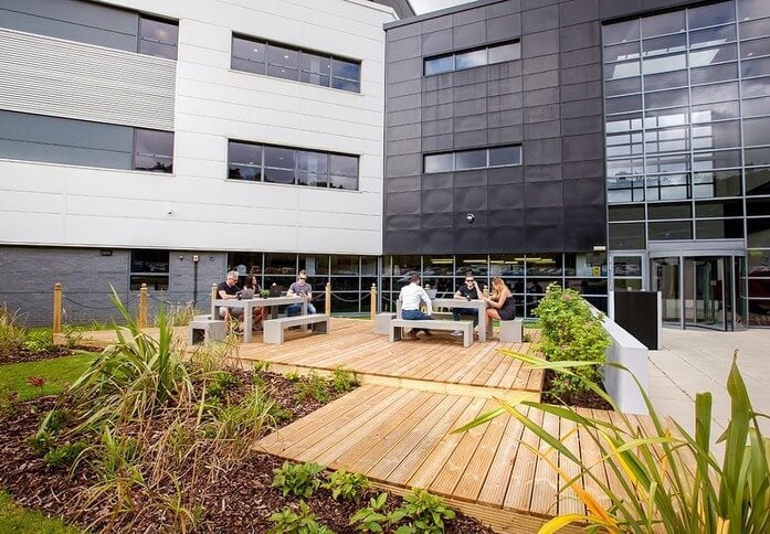 Building outside at Lake View Drive, Pure Offices, Nottingham