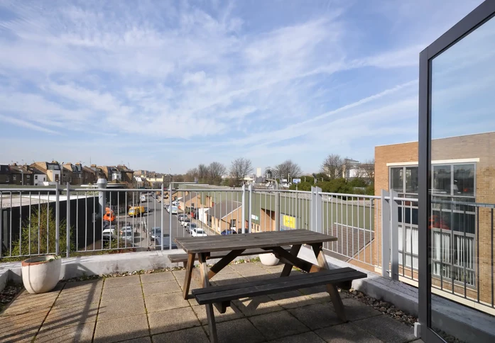 Use the roof terrace at Morie Street Business Centre, Workspace Group Plc (Wandsworth)