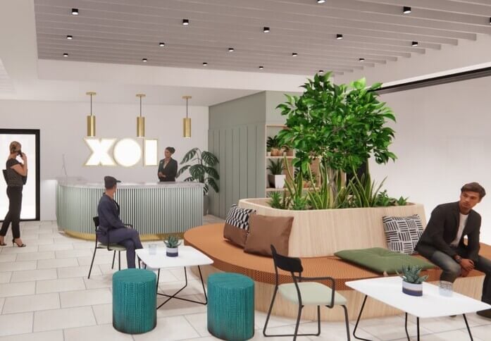 Reception area at 10X, Space Made Group Limited in Birmingham, B1 - West Midlands
