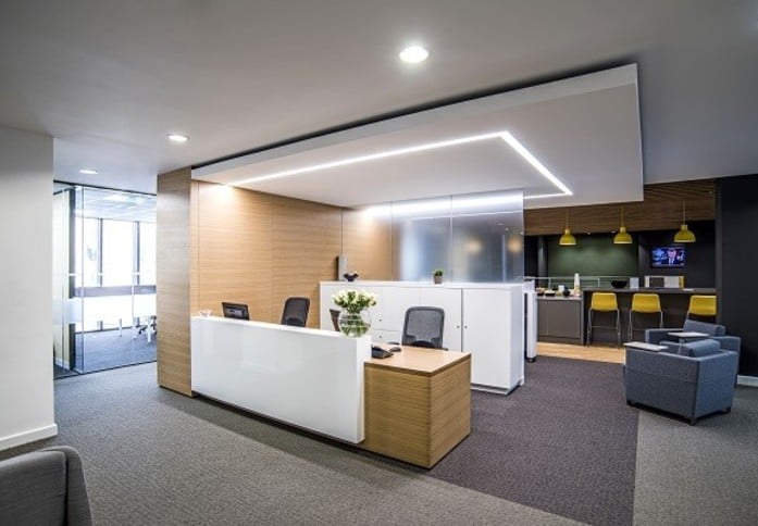 Kensington High Street W8 office space – Reception