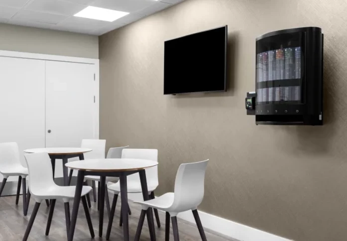 A breakout area in 17 Hanover Square, Regus, Mayfair