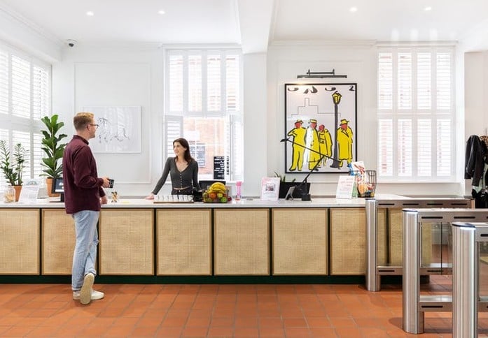 Soho Square W1 office space – Reception