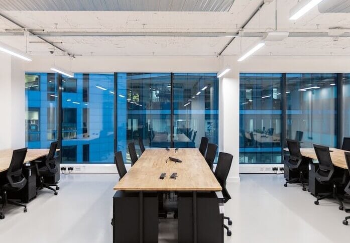 Dedicated workspace in 120 Moorgate, WeWork, Moorgate, EC2 - London