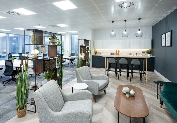 Breakout space in Onyx, Commercial Estates Group Ltd (Glasgow)