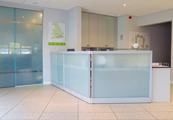 Reception in Basepoint Enterprise Centre, Regus, Basingstoke