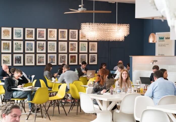 Breakout area at Business Design Centre, Business Design Centre in Islington